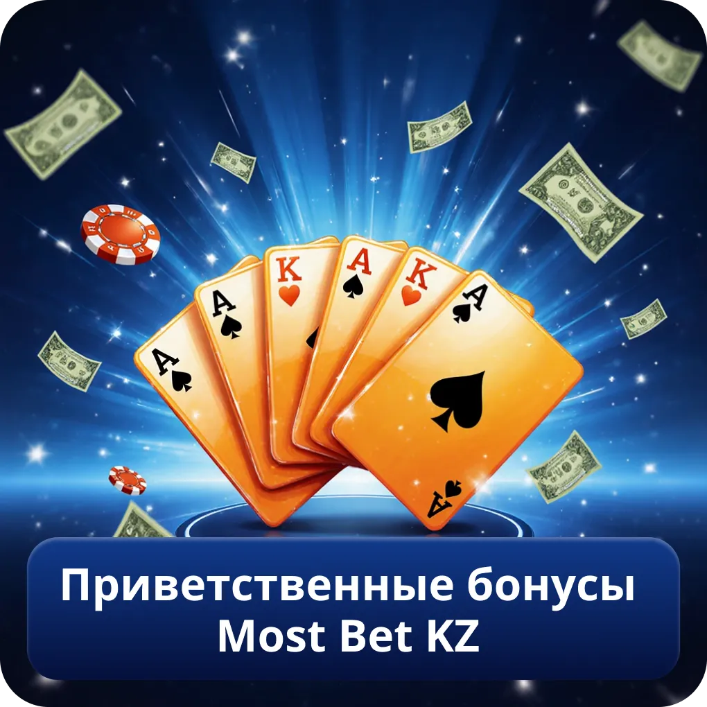 Приветственные бонусы Most Bet KZ